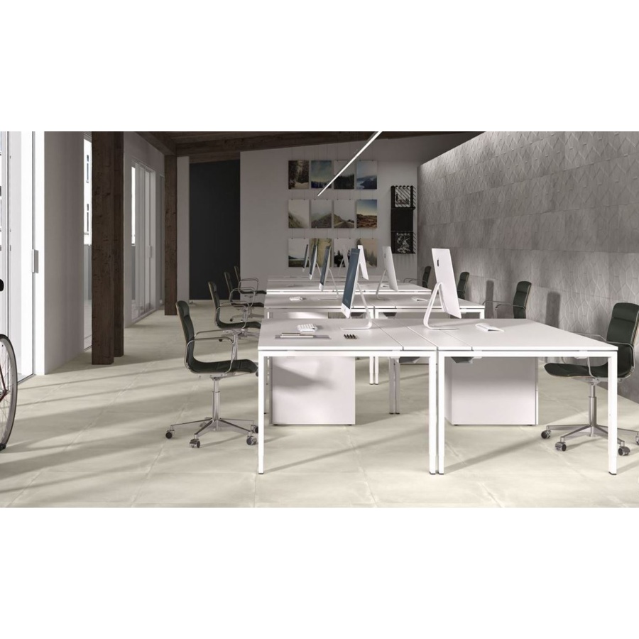 Grès Cérame Powder Snow Mat 60X60 - Carrelage d'Espagne